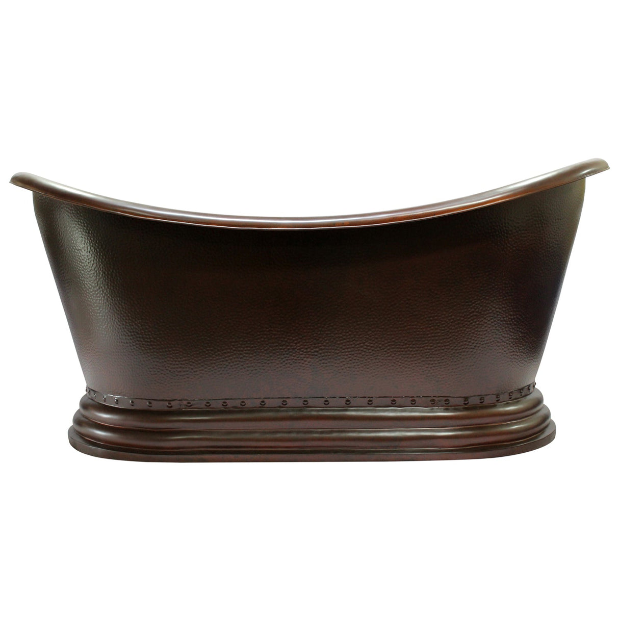 Celaya 66" Copper Double Slipper Tub