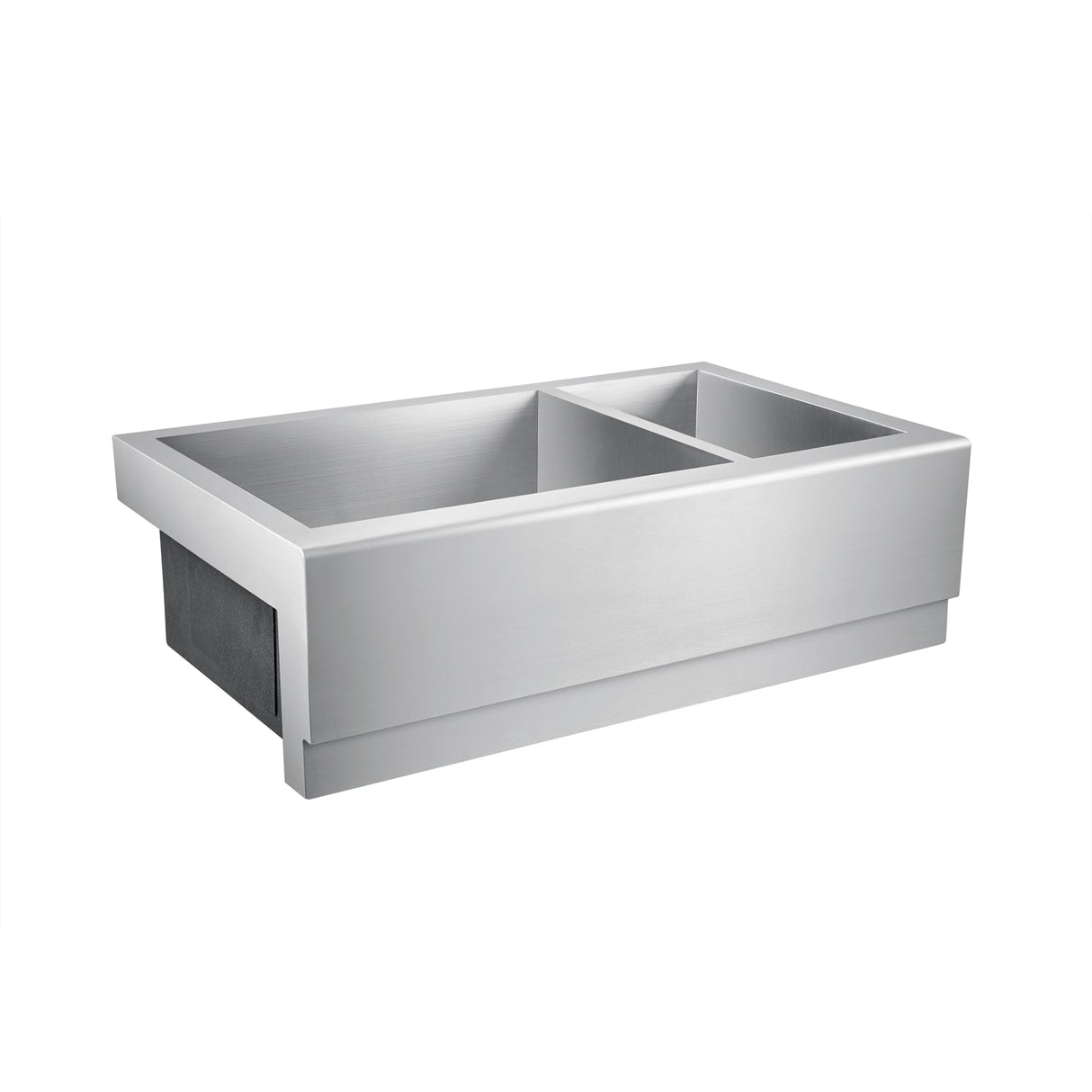 Caprice Double Bowl Stainless Apron-Front Sink