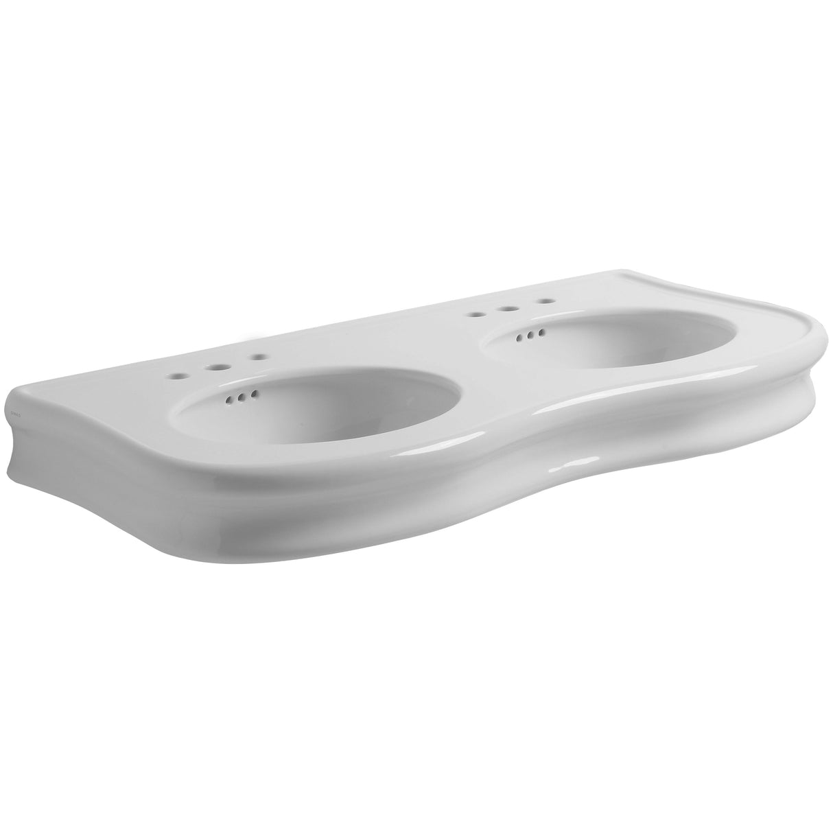 Wicker 47" Double Bowl Console