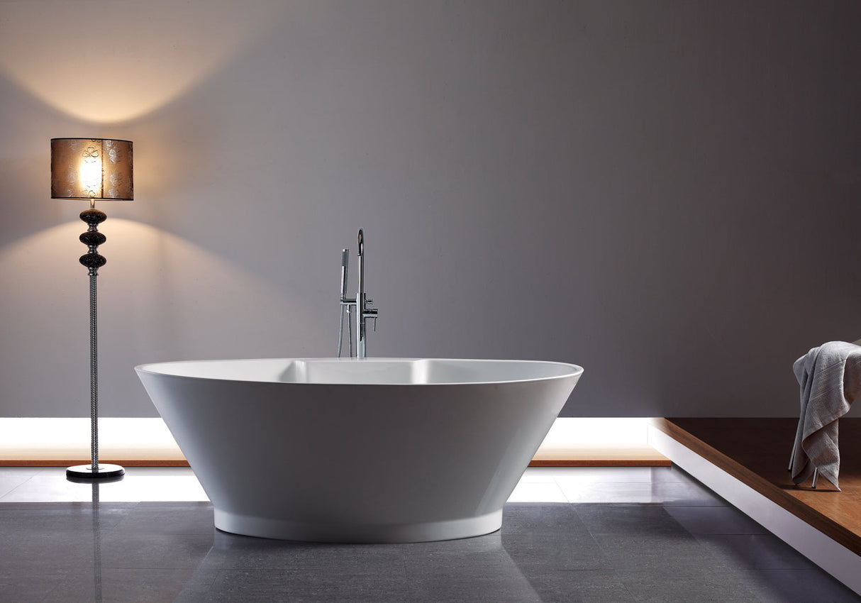 Portia 67" Acrylic Freestanding Tub with Integral Drain