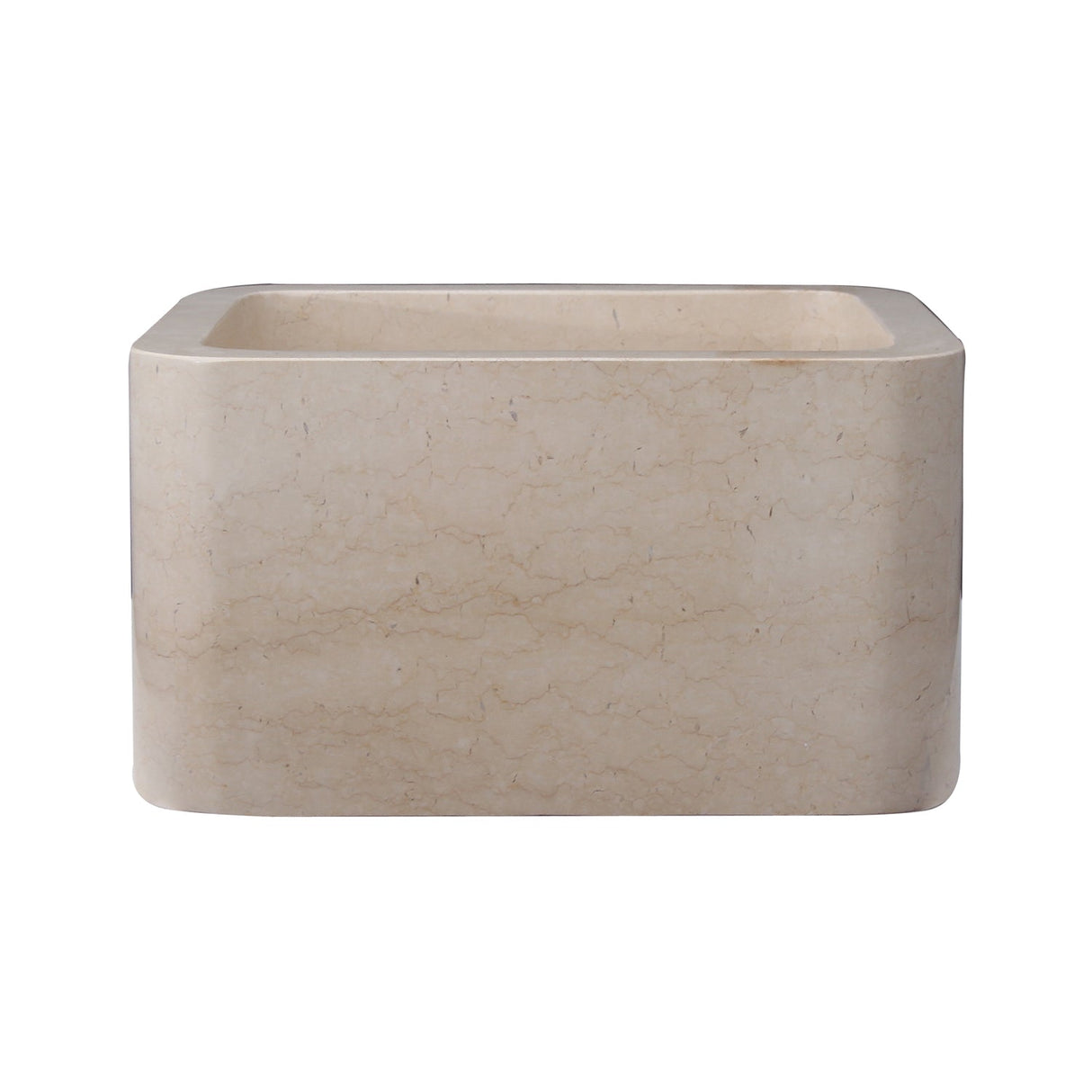 Cather Single Bowl Marble Apron-Front Sink