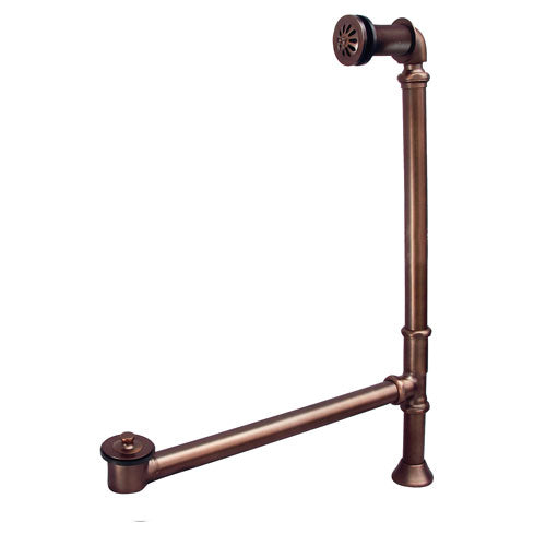 Pivoting Leg Tub Drain