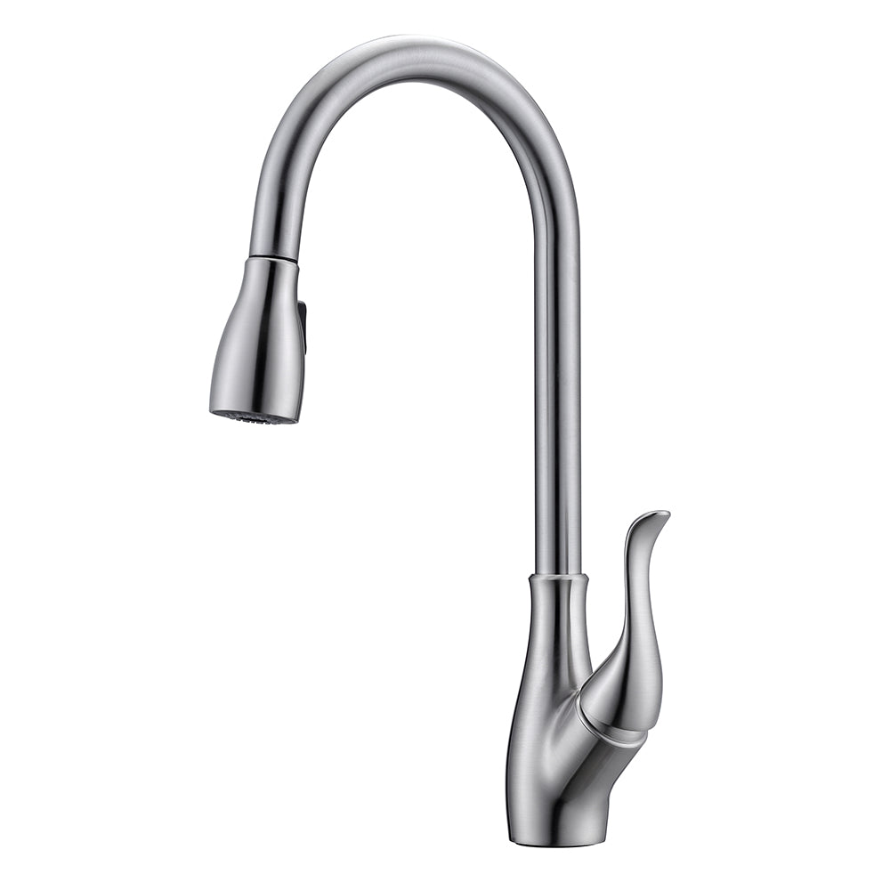 Casoria Single Handle Kitchen Faucet with Pull-Down Spray