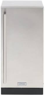 Sapphire SSIM15GDSS 15 Inch Built-In UnderCounter Clear Ice Maker with 75 Lbs. Daily Ice Production (Open Box)