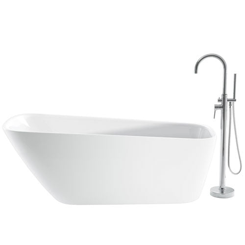 Marakesh 68" Acrylic Slipper Tub