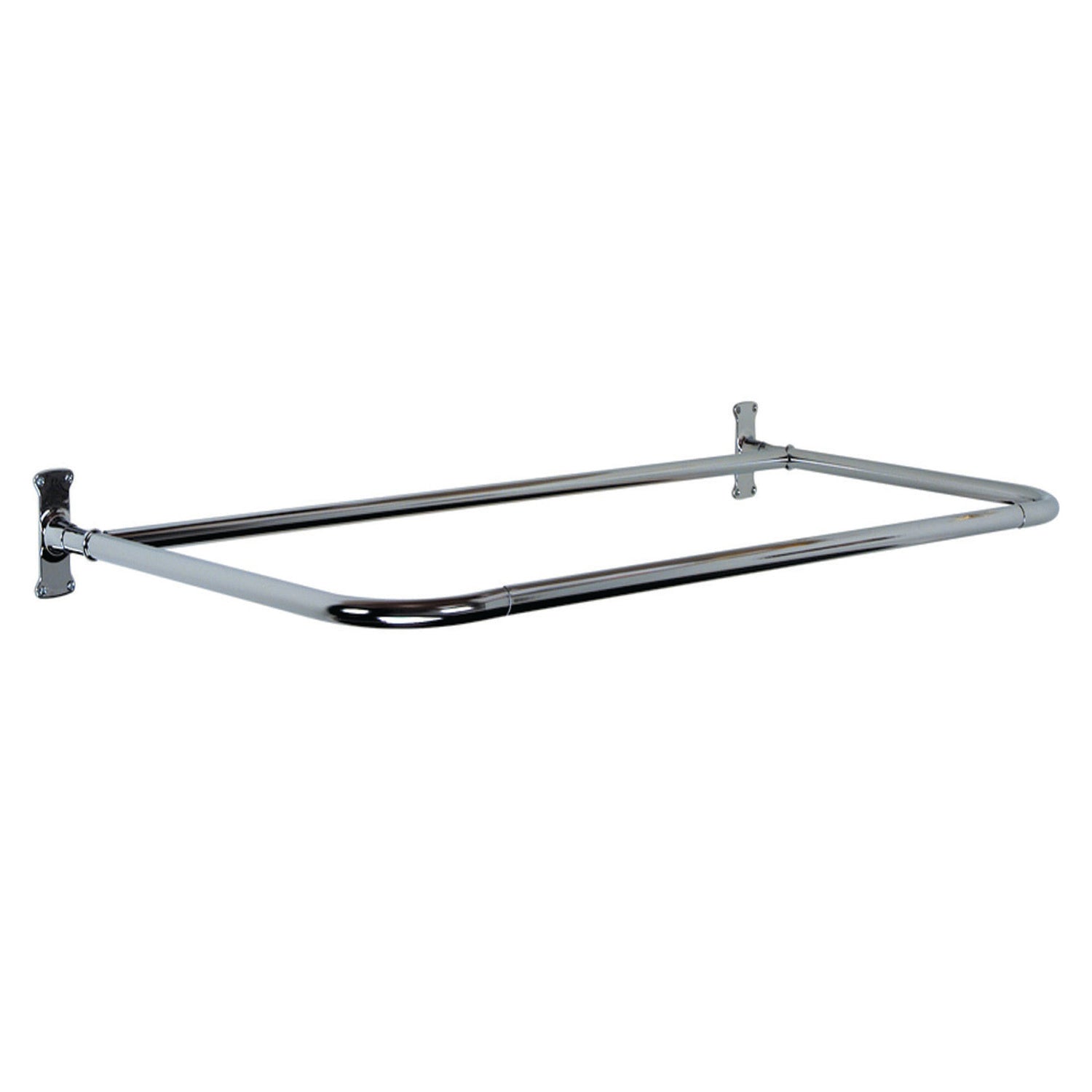 Bartlett 60" Cast Iron Roll Top Tub Kit-Polished Chrome Accessories