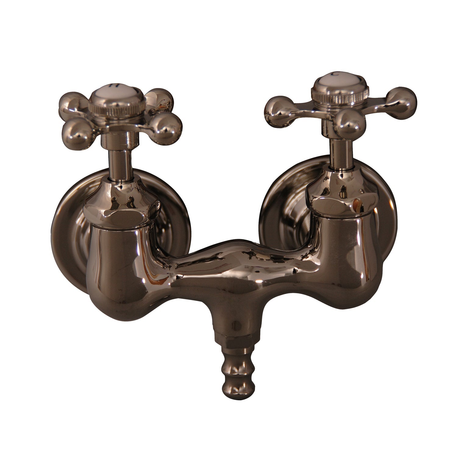 Brocton 65″ Cast Iron Roll Top Tub Kit – Polished Nickel Accessories