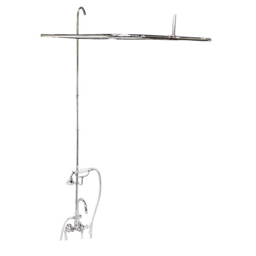 Tub/Shower Converto Unit – 48″ Rod for Cast Iron Tub