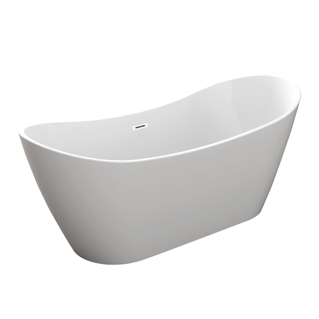 Nairobi 67" Acrylic Double Slipper Tub