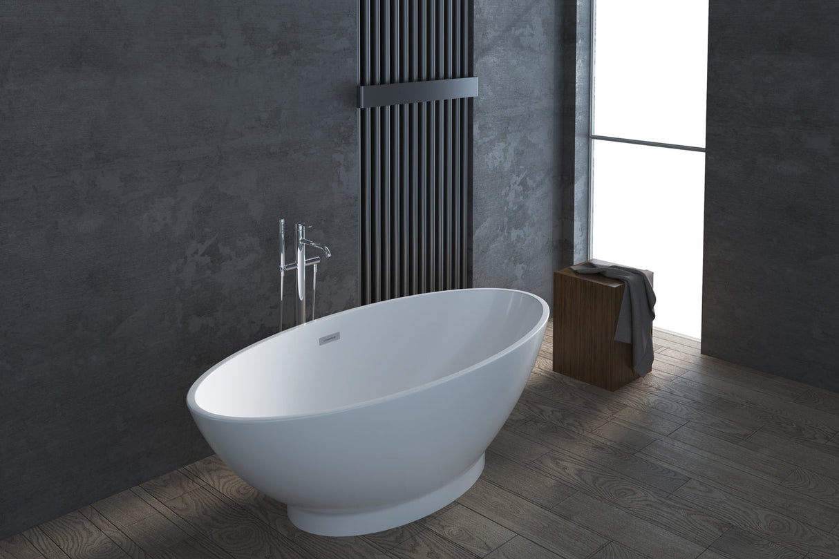 Noelani 66" Acrylic Freestanding Tub with Integral Drain