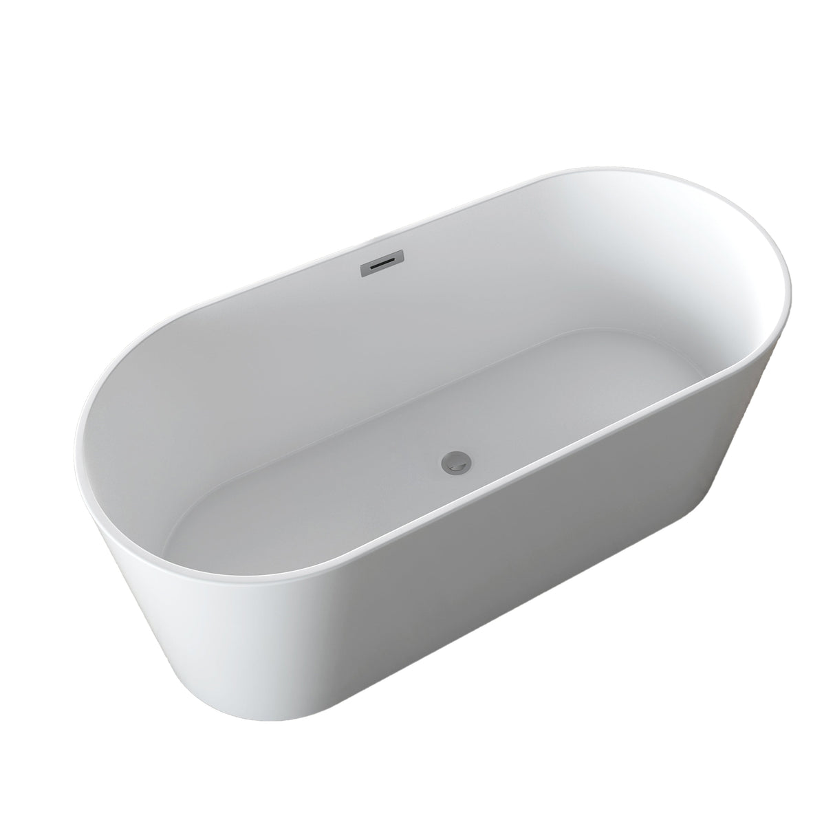 Patrick 67" Acrylic Tub with Integrated Drain and Overflow