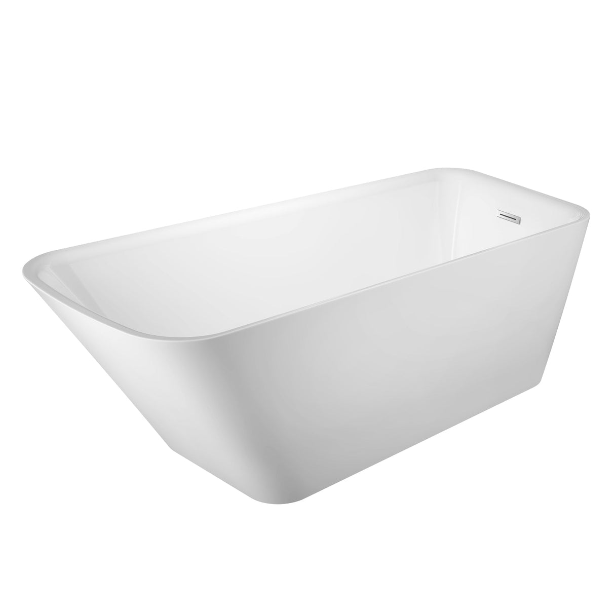 Marakesh 68" Acrylic Slipper Tub with Integral Drain and Overflow