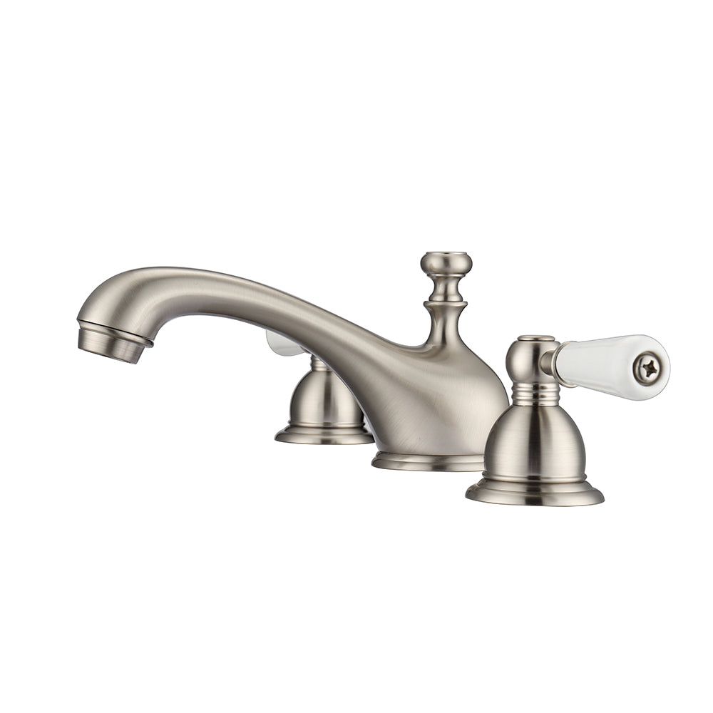 Marsala Widespread Lavatory Faucet with Porcelain Lever Handles