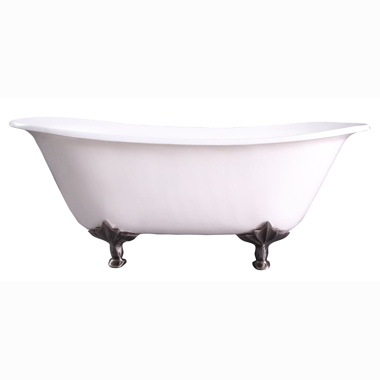 Maxmillian 67" Cast Iron Double Slipper Tub