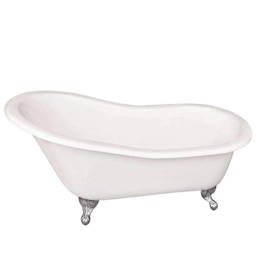 Icarus 67" Cast Iron Slipper Tub