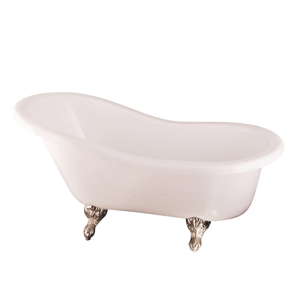 Estelle 60" Acrylic Slipper Tub