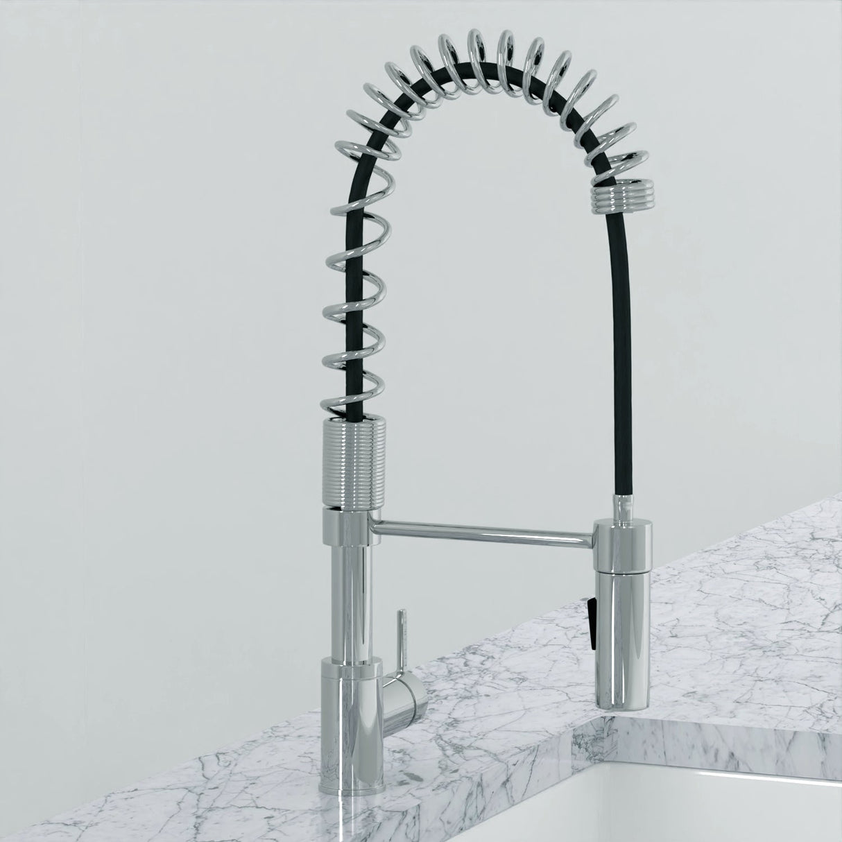 Nikita Spring Kitchen Faucet with Single Handle 1