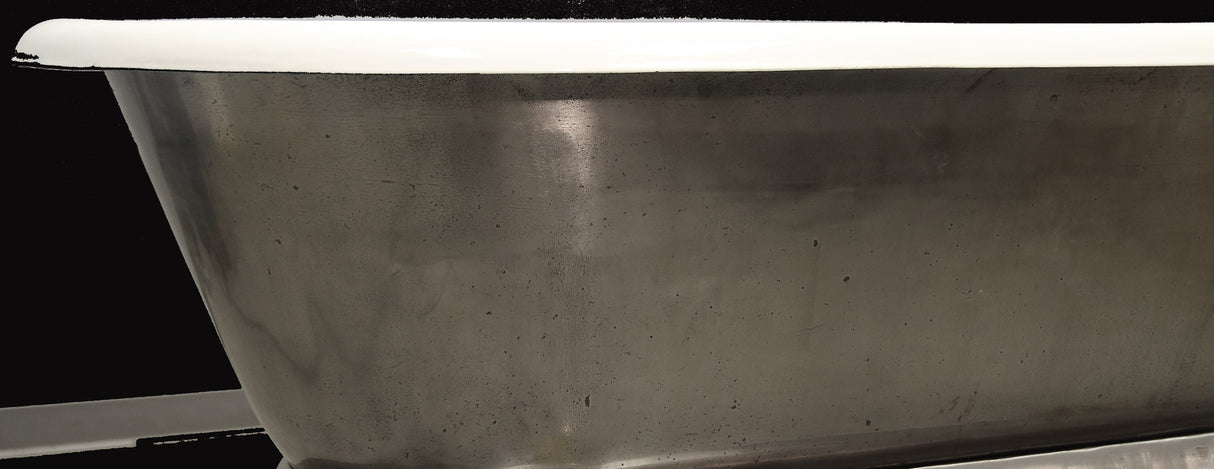 Doyle 67" Cast Iron Double Roll Top Tub