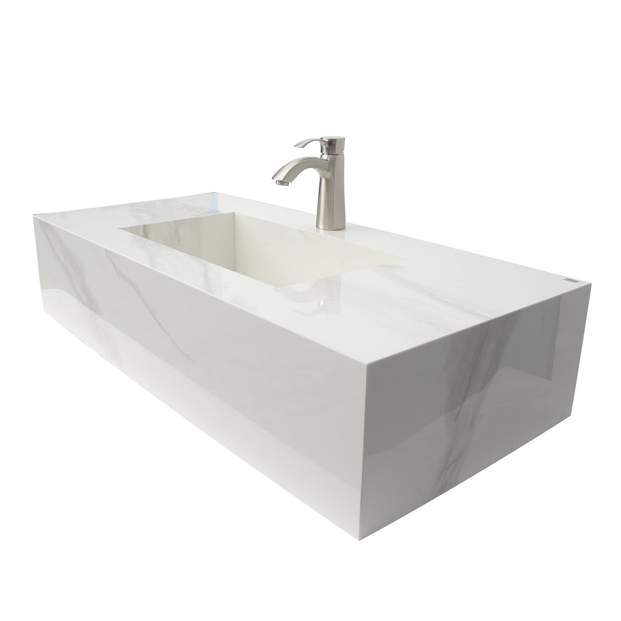 Precious 40" Wall-Hung Sink with Invisible Drain