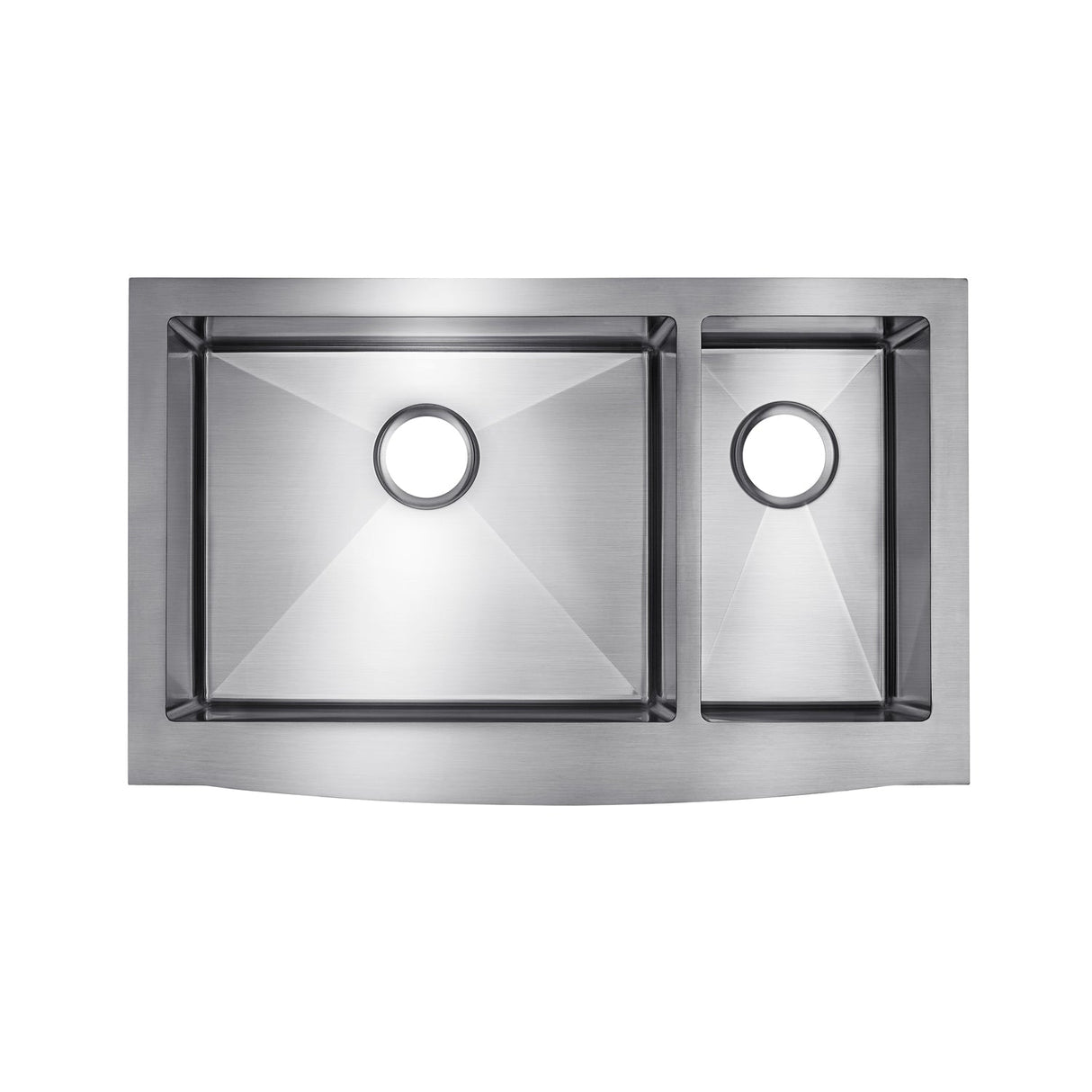 Cervantes Double Bowl Stainless Apron-Front Sink