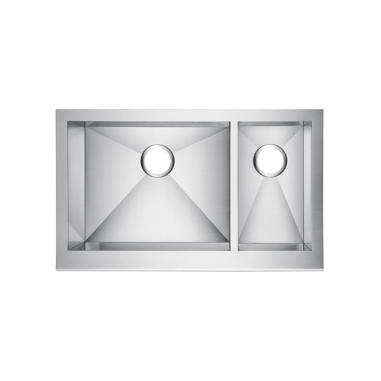 Caprice Double Bowl Stainless Apron-Front Sink