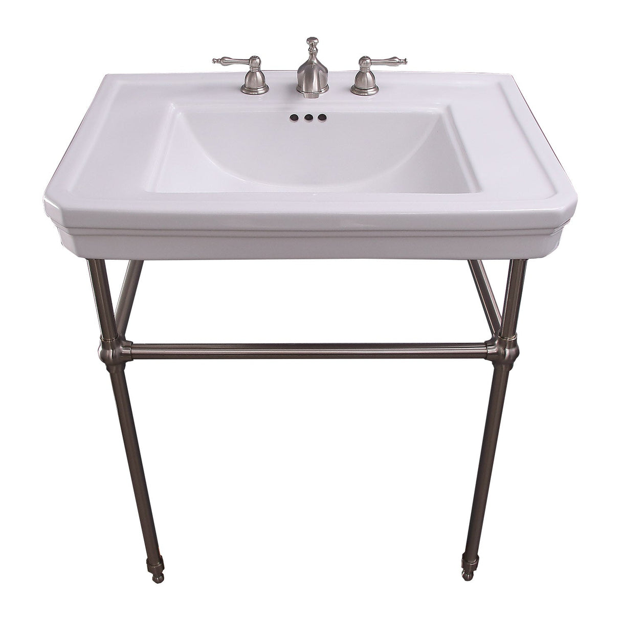 Drew 30″ Console with Brass Stand