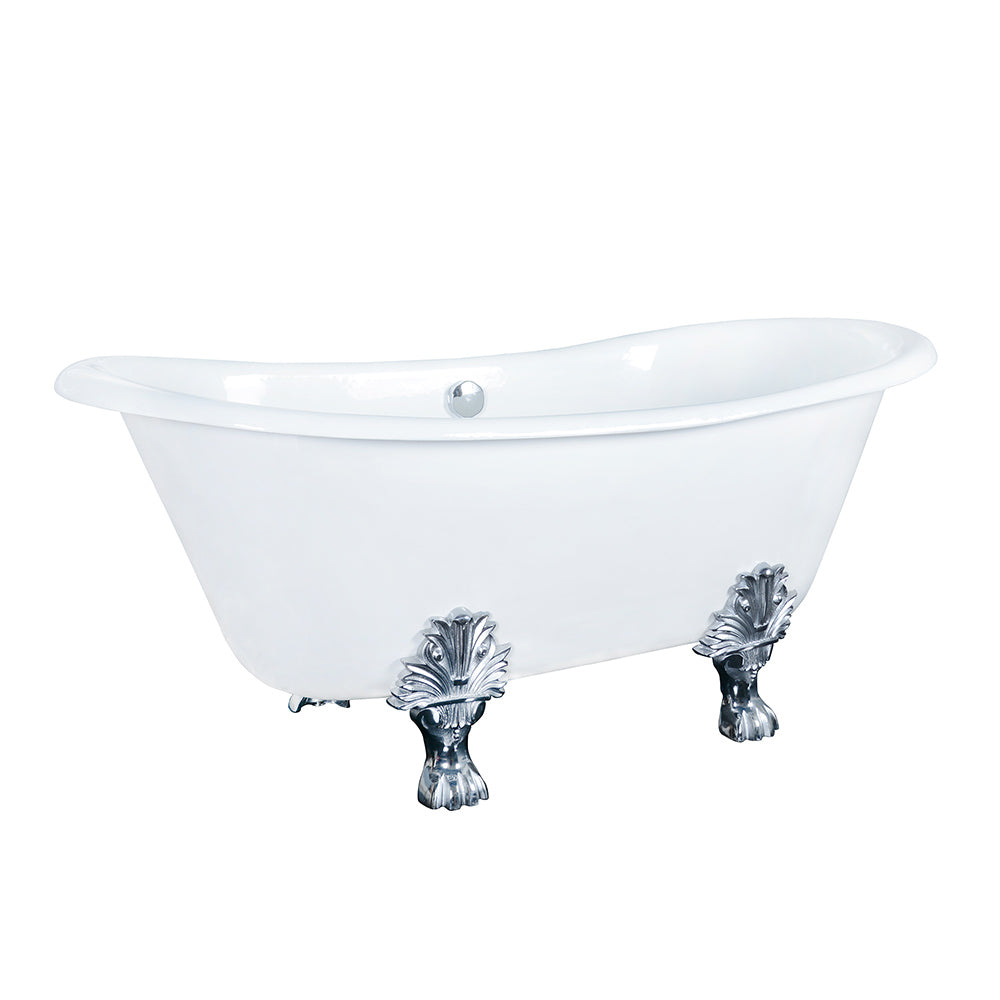 Markus 66" Cast Iron Double Slipper Tub
