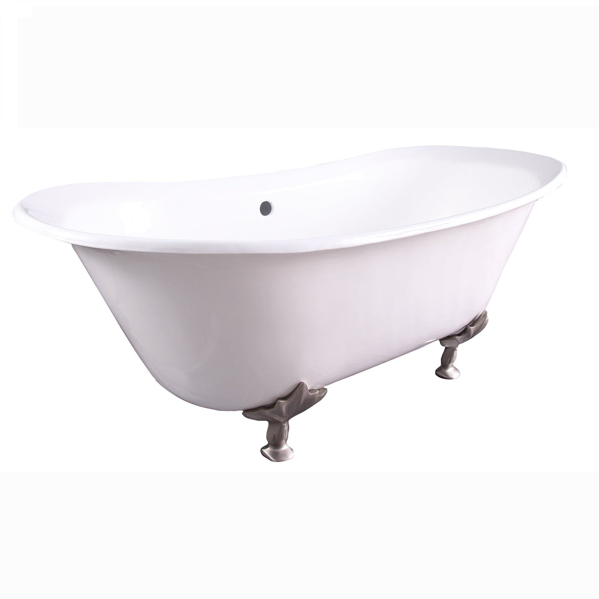 Maxmillian 67" Cast Iron Double Slipper Tub