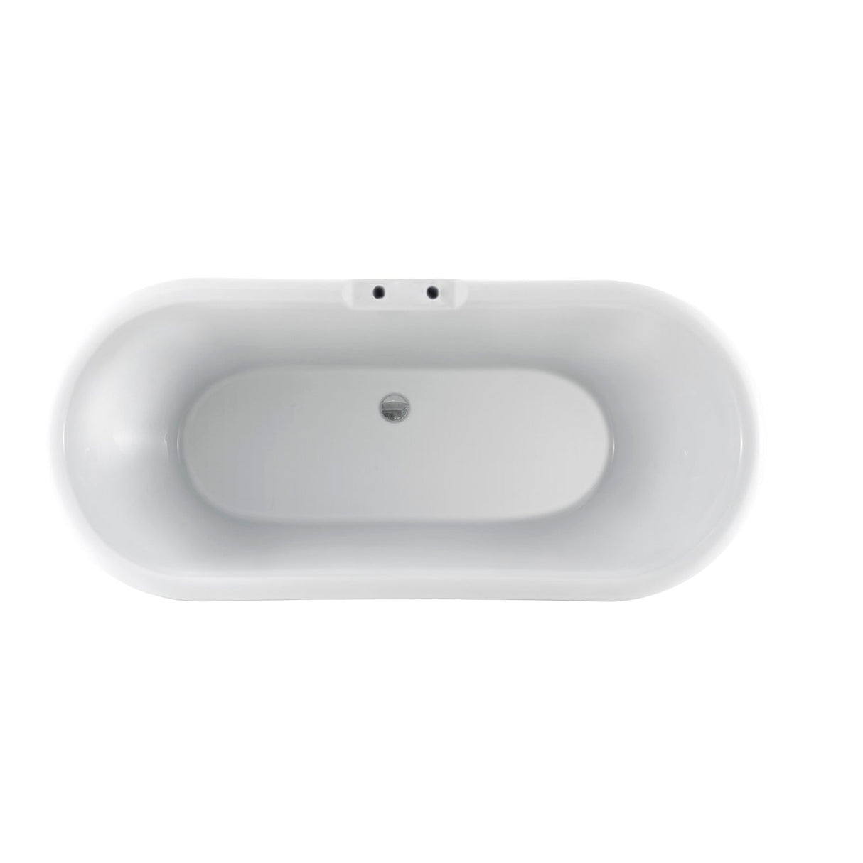 Claudia 67" Acrylic Double Roll Top Tub