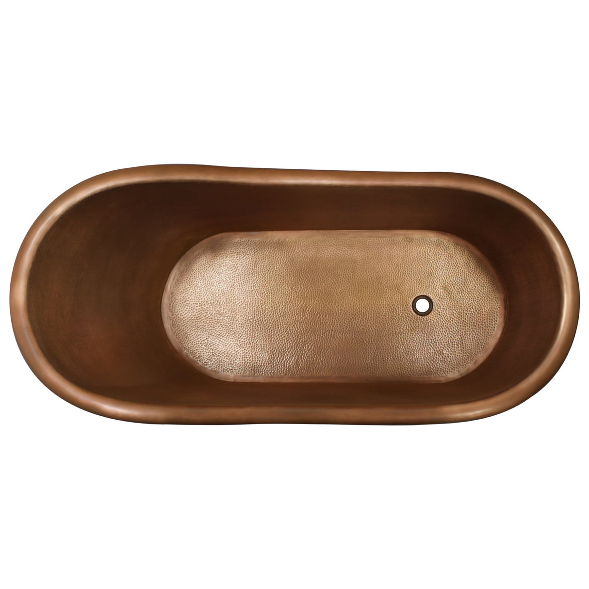 Gitali 68" Slipper Copper Tub