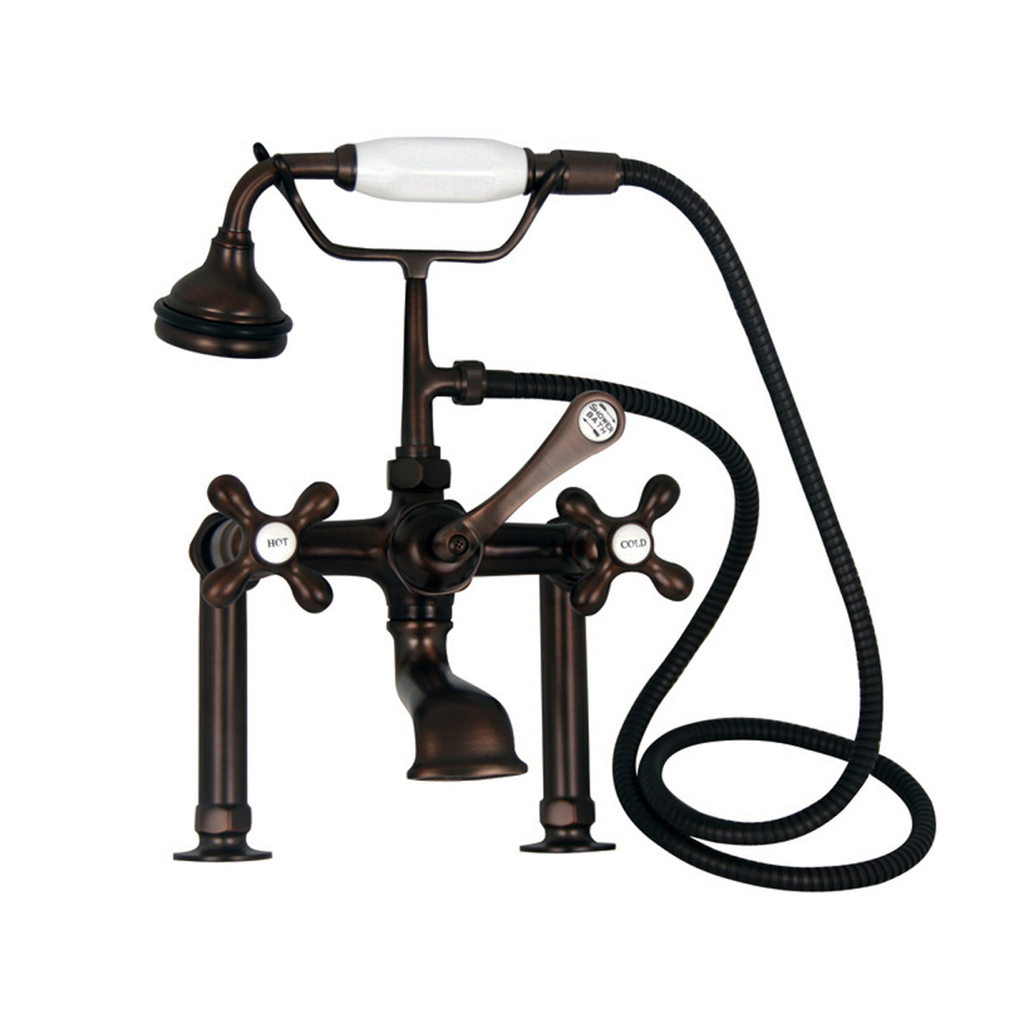Beecher 60″ Cast Iron Roll Top Tub Kit – Oil Rubbed Bronze Accessories