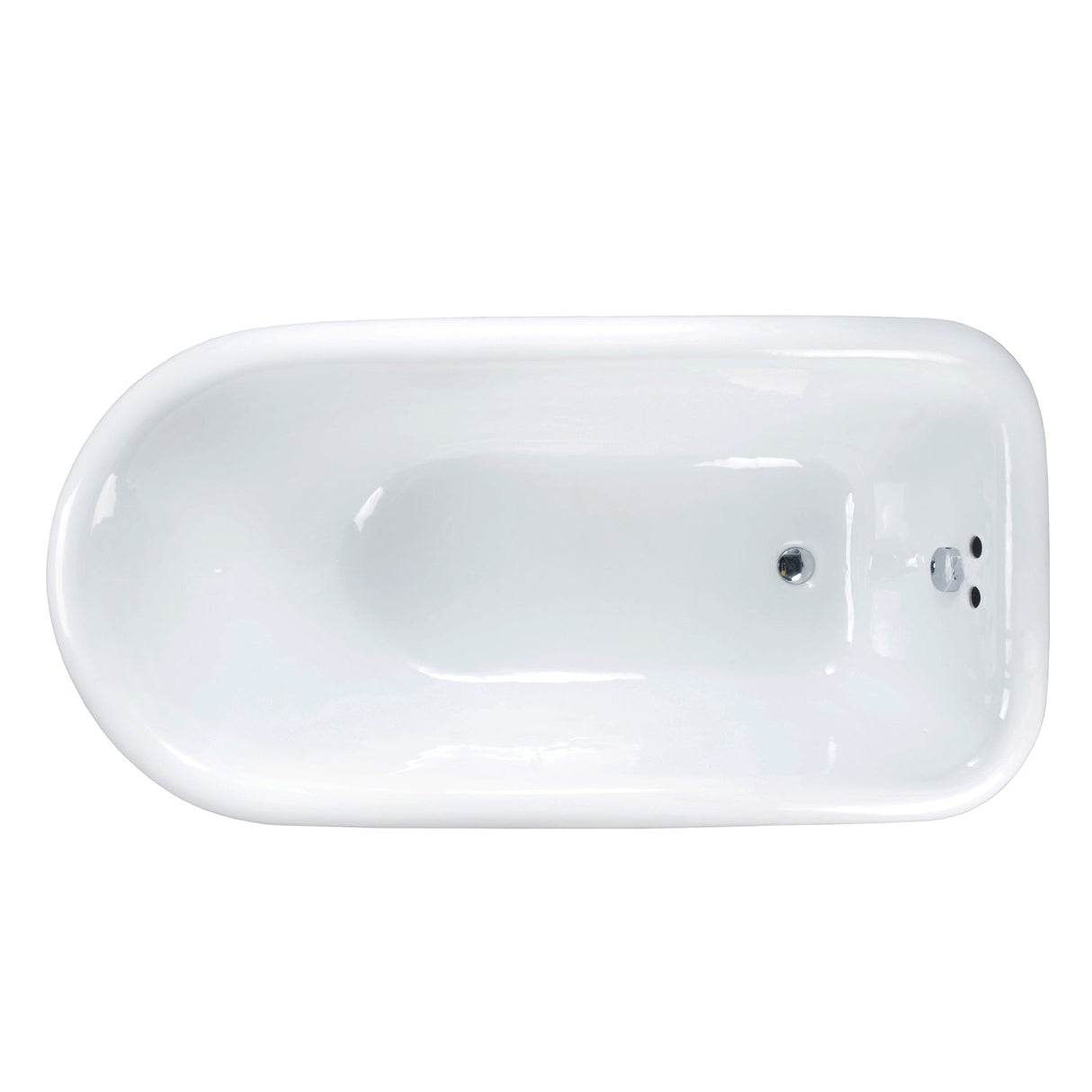 Clancy 66" Cast Iron Roll Tub on Base