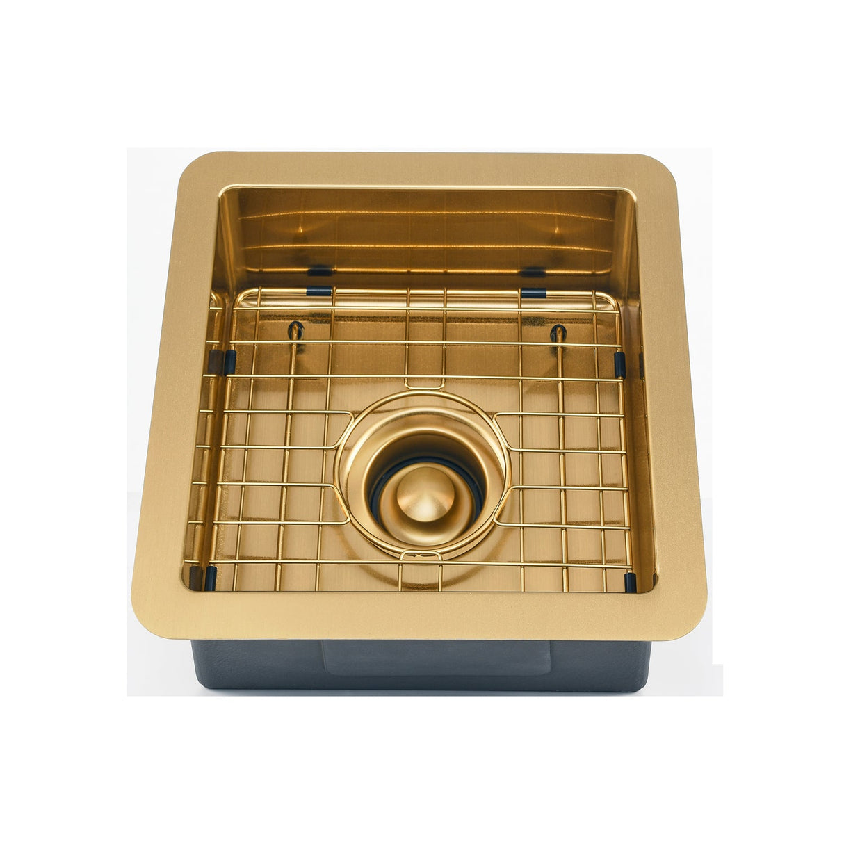 Rena 15" Gold Stainless Steel Prep Sink