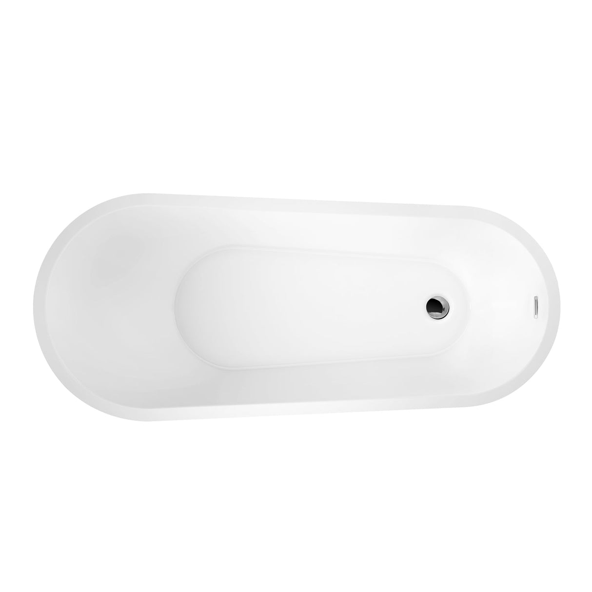 Nottingham 66" Acrylic Tub with Integrated Drain and Overflow