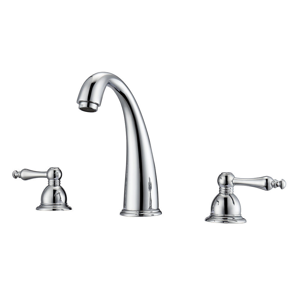 Maddox Widespread Lavatory Faucet with Metal Lever Handles