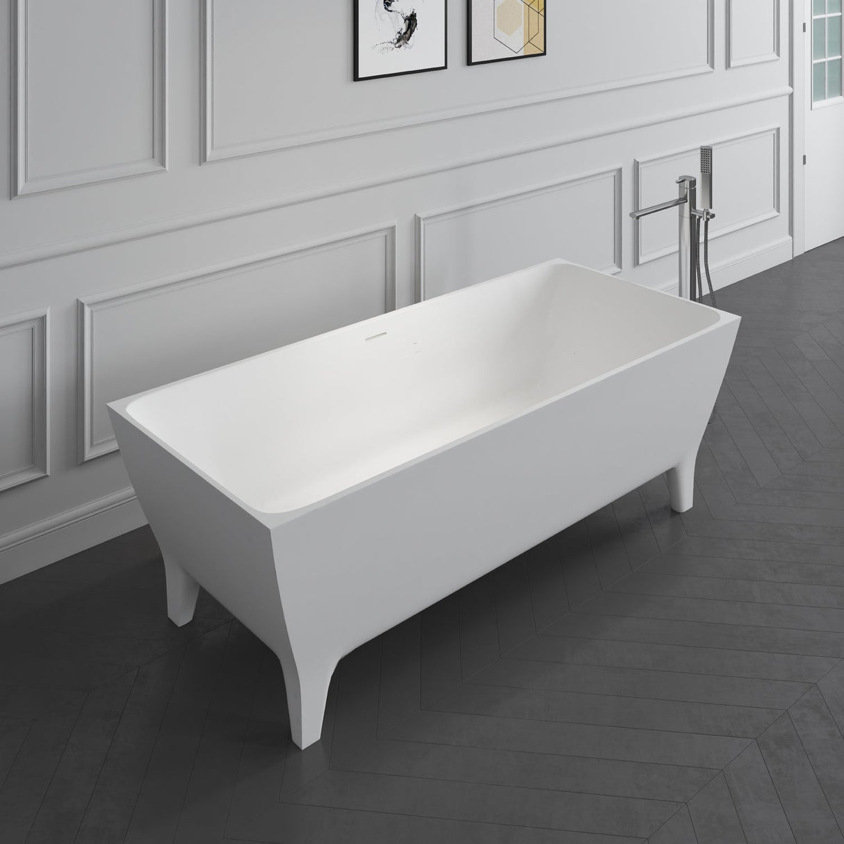 Timon 67" BARstone Freestanding Tub