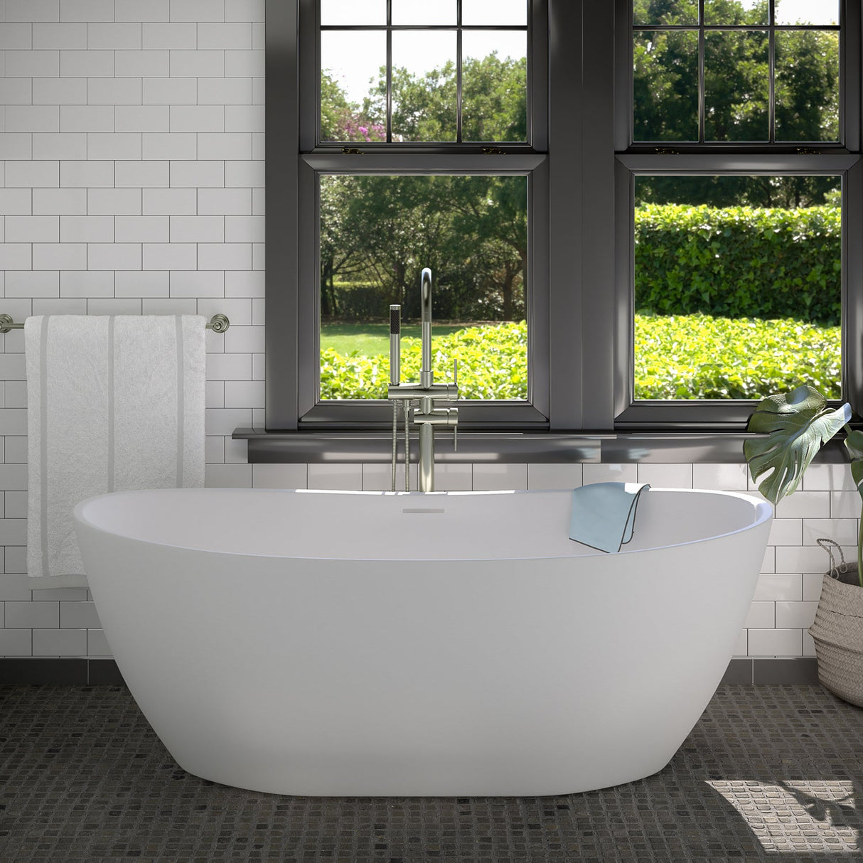 Howe 65" BARstone Freestanding Tub