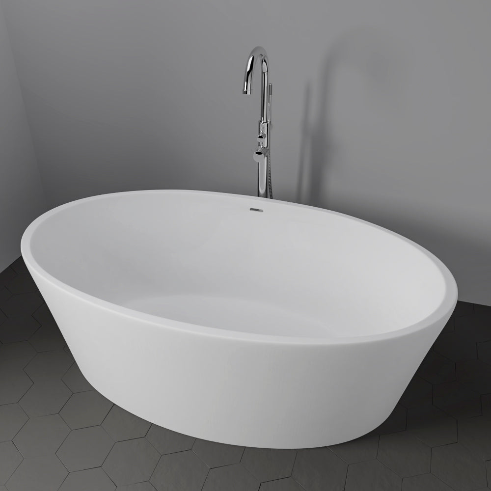 Magnus 63" BARstone Freestanding Oval Tub