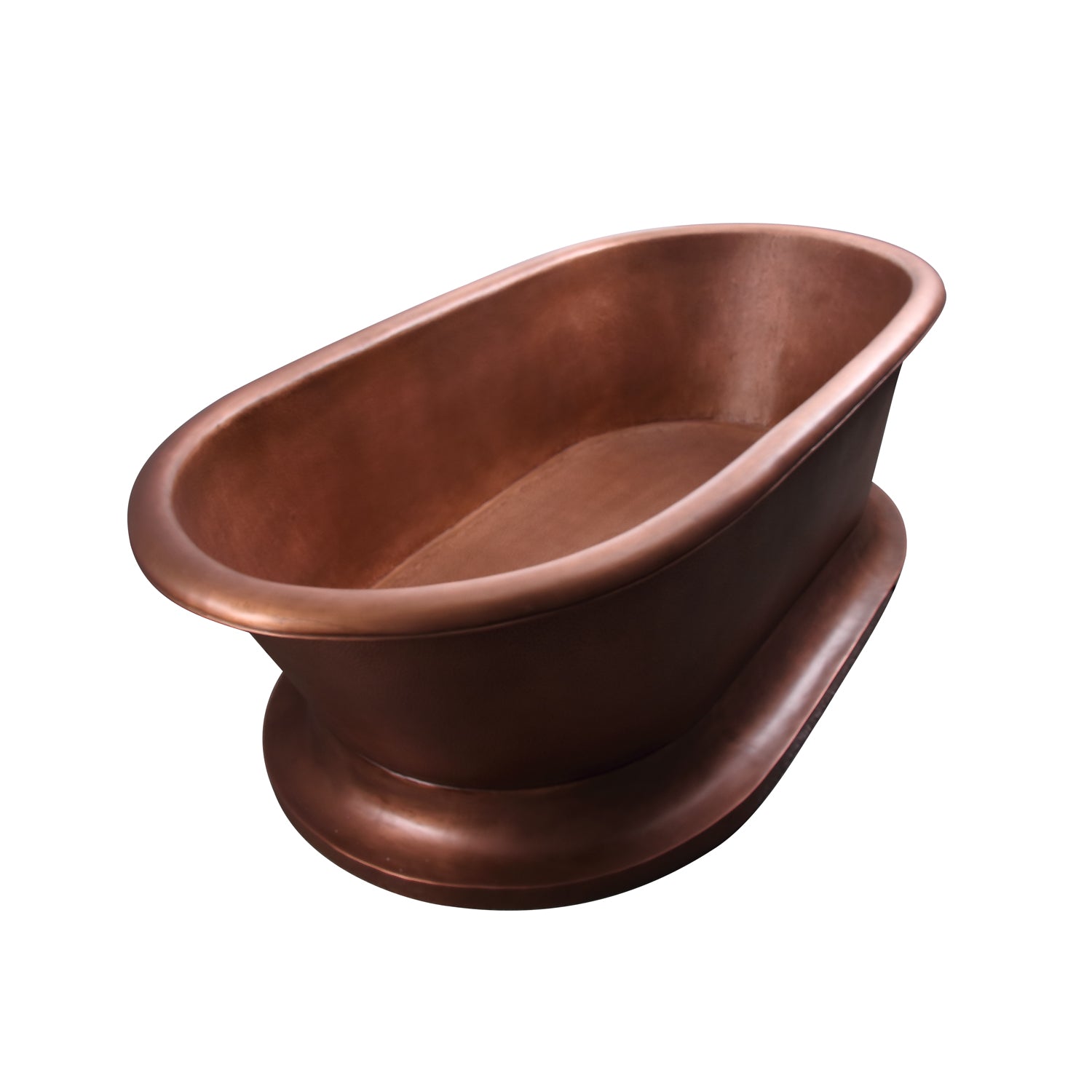 Somerset 77″ Copper Double Roll Top Tub