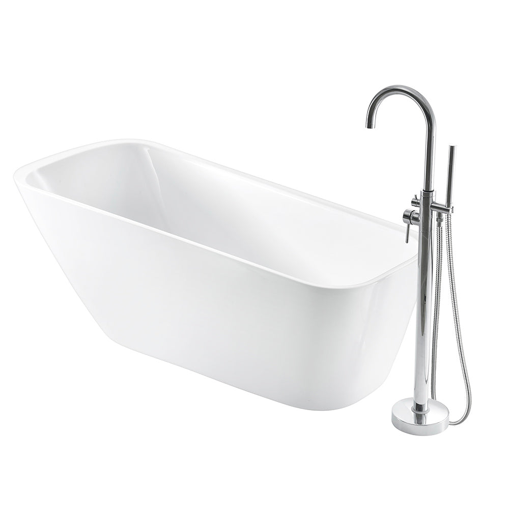 Marakesh 68" Acrylic Slipper Tub