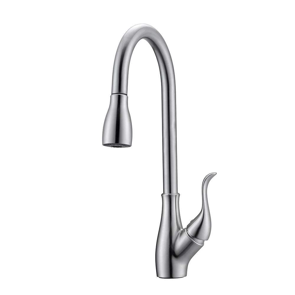 Casoria Single Handle Kitchen Faucet with Pull-Down Spray