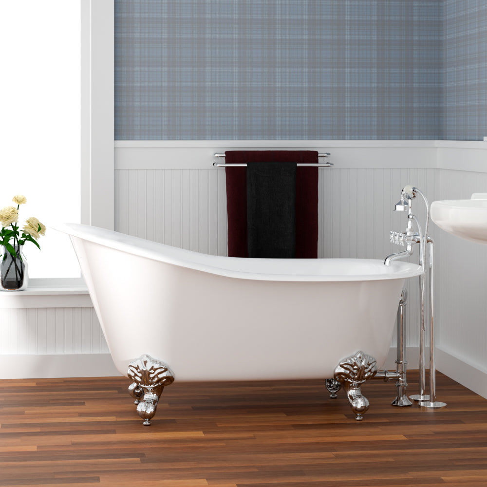 Giselle 57" Cast Iron Slipper Tub