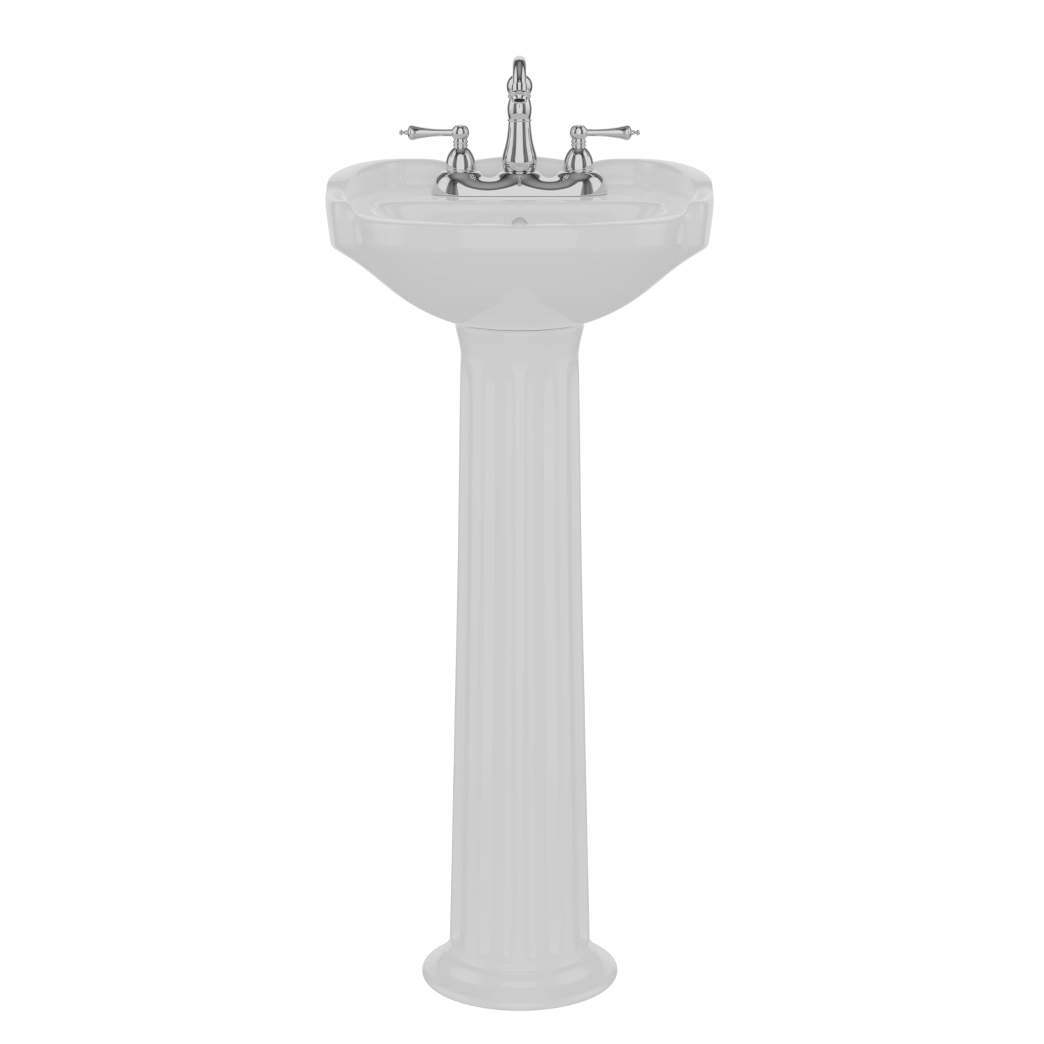 Silvi 15" Pedestal Lavatory