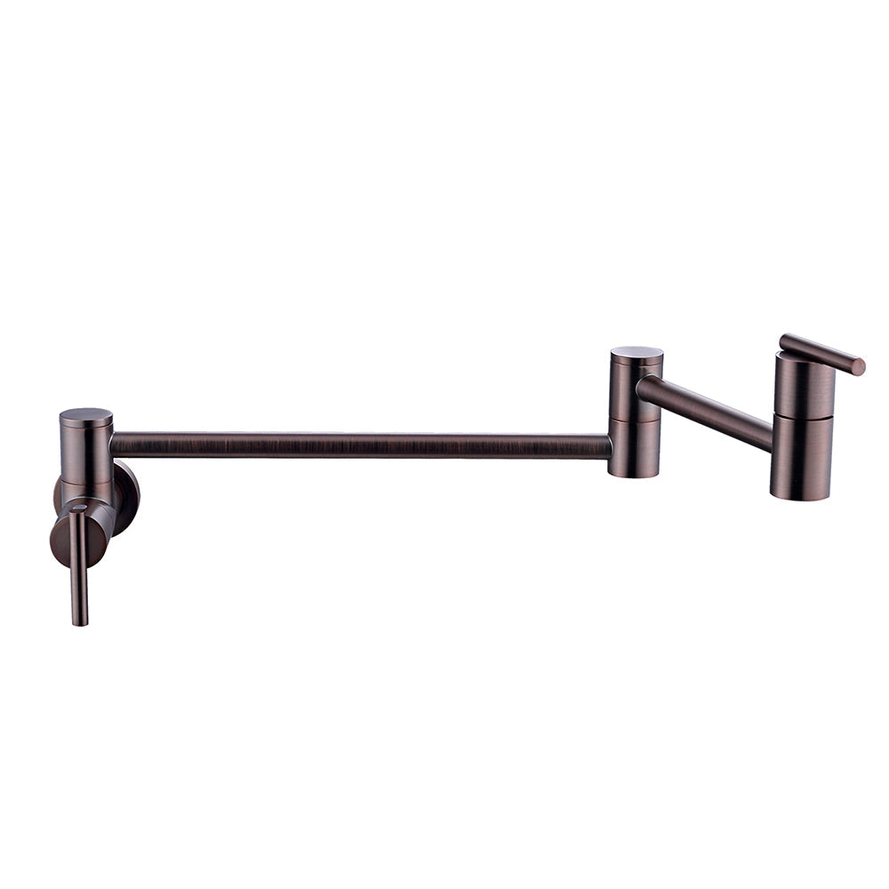 Dori Dual Handle Wall Mount Pot Filler