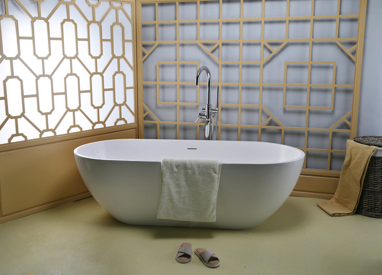 Nyoko 68" BARstone Freestanding Tub