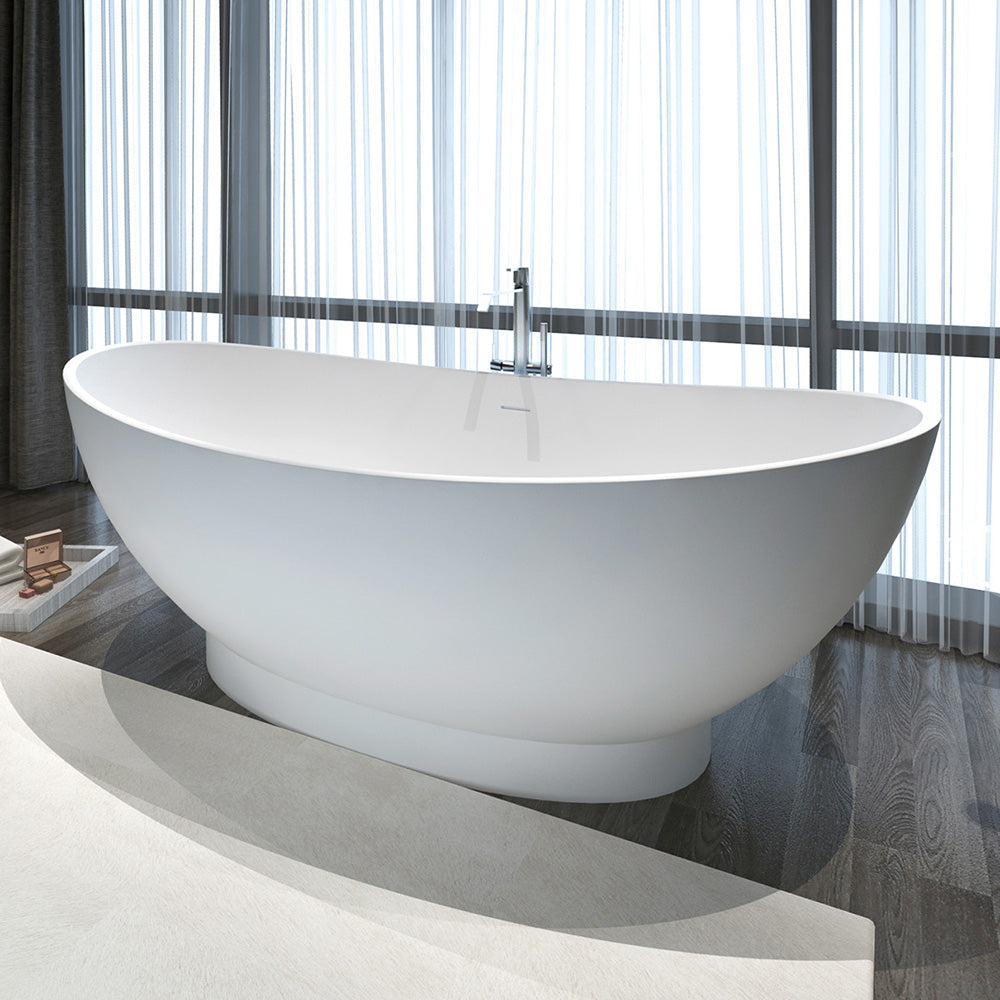 Julianna 71" BARstone Double Slipper Tub