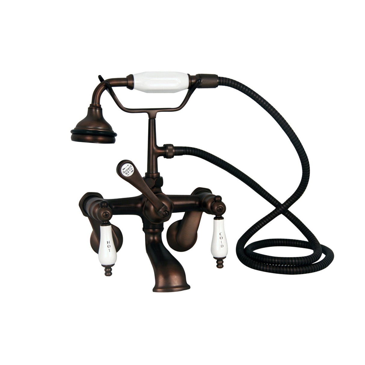 Antonio 55″ Cast Iron Roll Top Tub Kit – Oil Rubbed Bronze Accessories