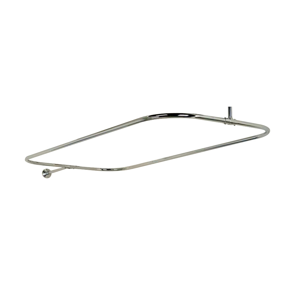 Icarus 67″ Cast Iron Slipper Tub Kit – Polished Chrome Accessories