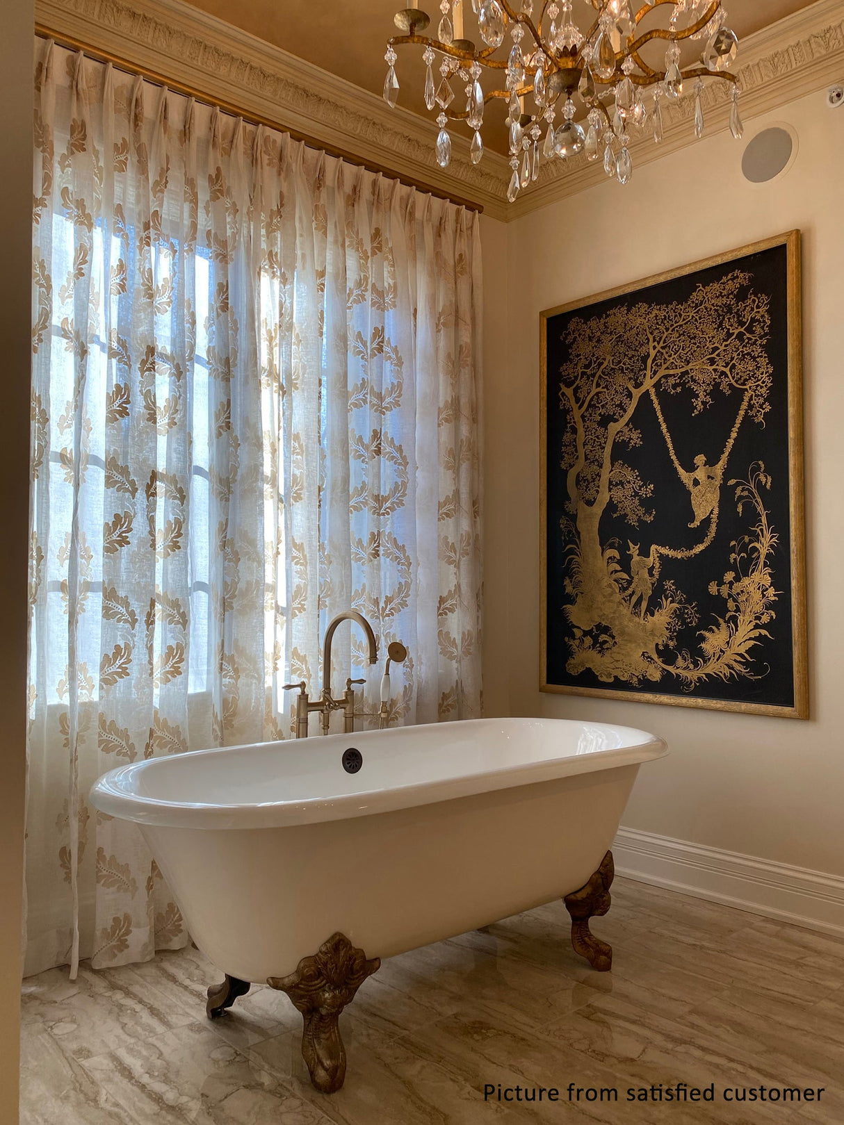 Gallagher 72" Cast Iron Double Roll Top Tub