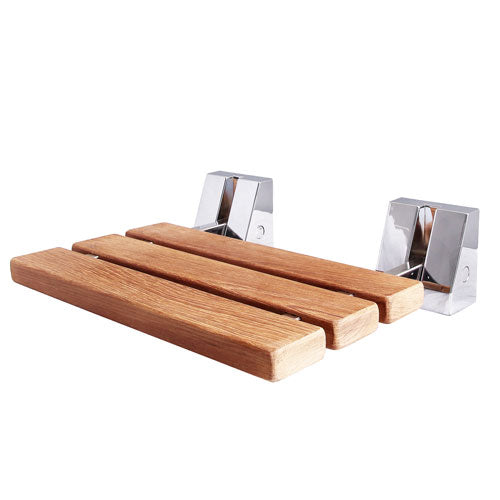 16" Wall Mounted Teak Shower Seat